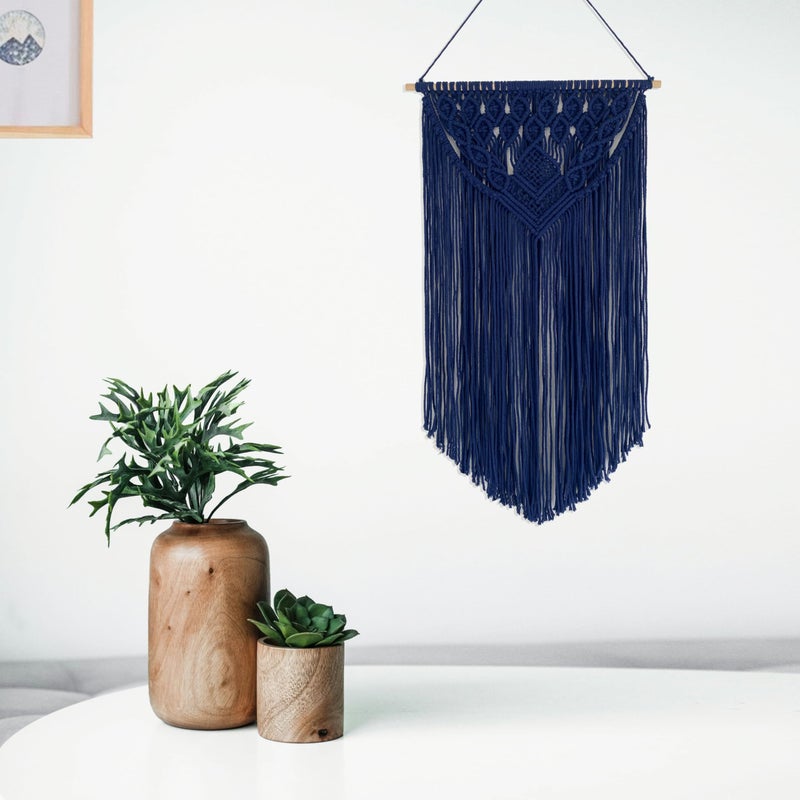 Winterdemoon Macrame Wall Hanging Boho Woven Tapestry Home Decor - Image 5